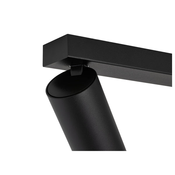 SLV KAMI, ceiling-mounted light, 3x max. 10 W, GU10, black/gold 1007735