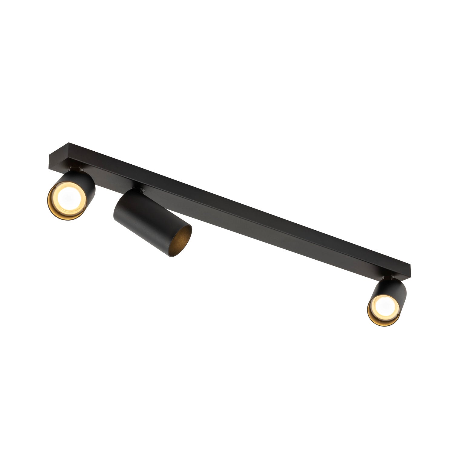 SLV KAMI, ceiling-mounted light, 3x max. 10 W, GU10, black 1007739
