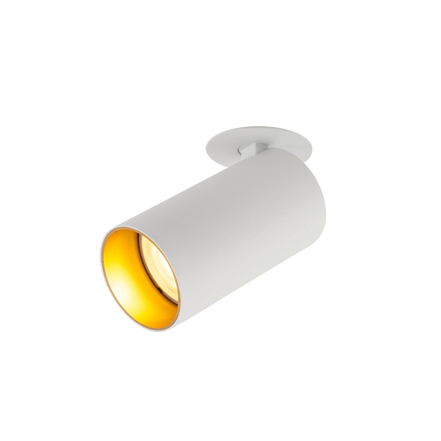 SLV KAMI, recessed ceiling light, 1x max. 10 W, GU10, white/gold 1007740