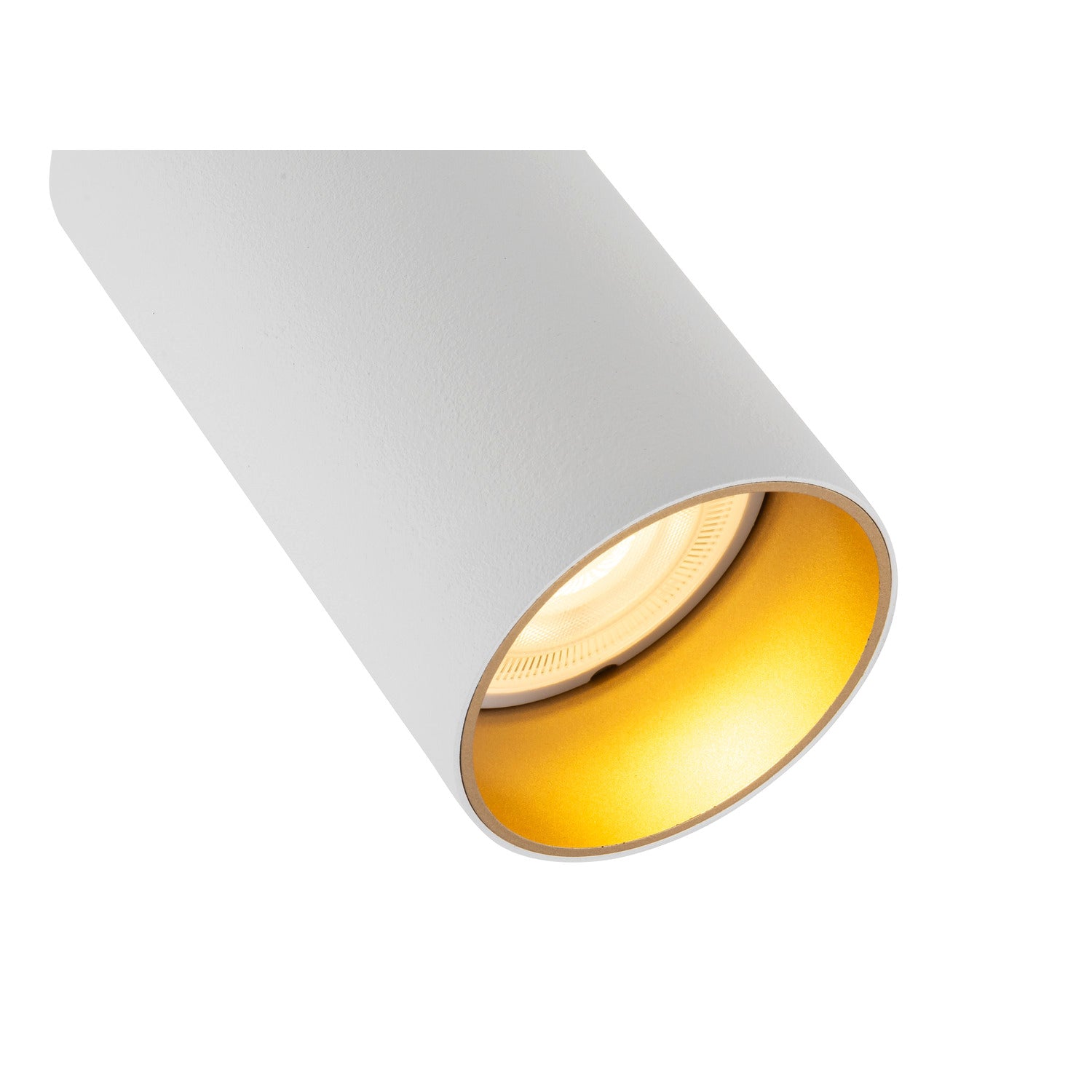 SLV KAMI, recessed ceiling light, 1x max. 10 W, GU10, white/gold 1007740