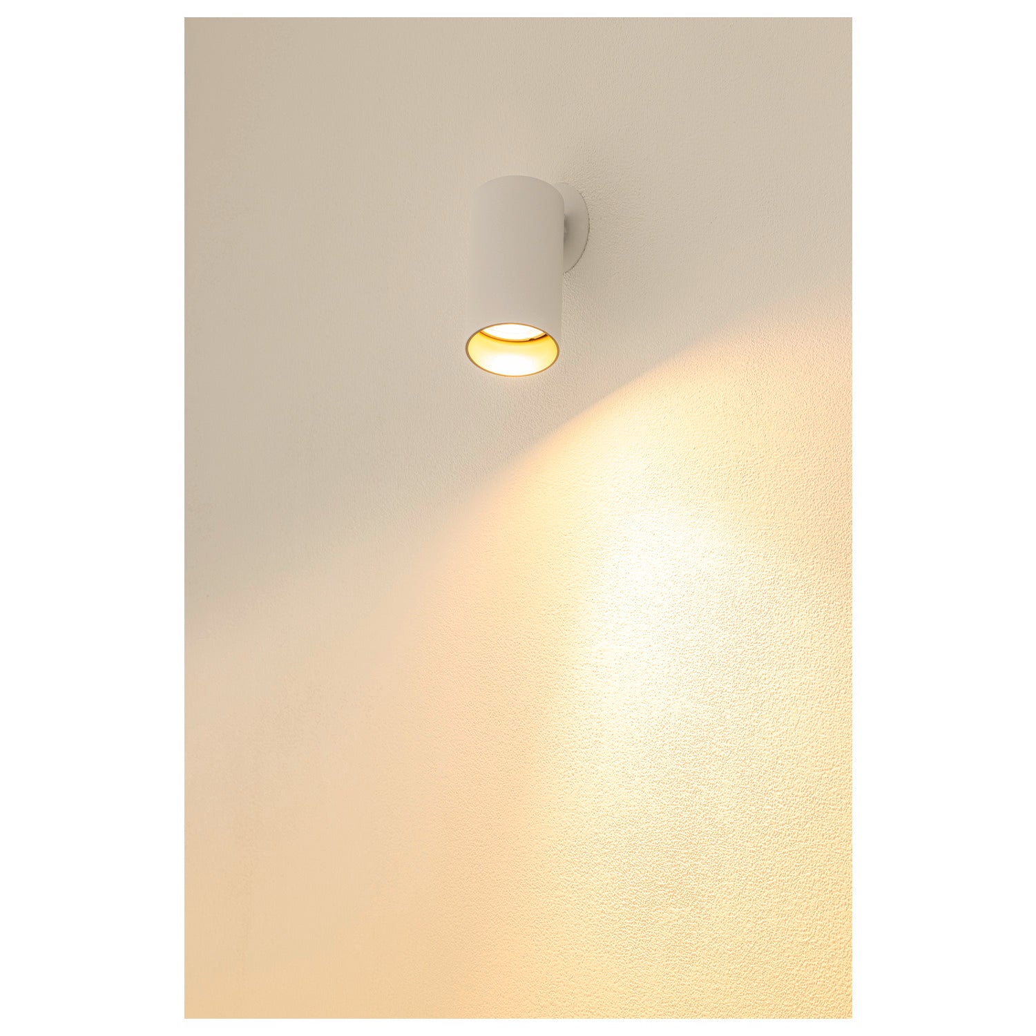 SLV KAMI, recessed ceiling light, 1x max. 10 W, GU10, white/gold 1007740