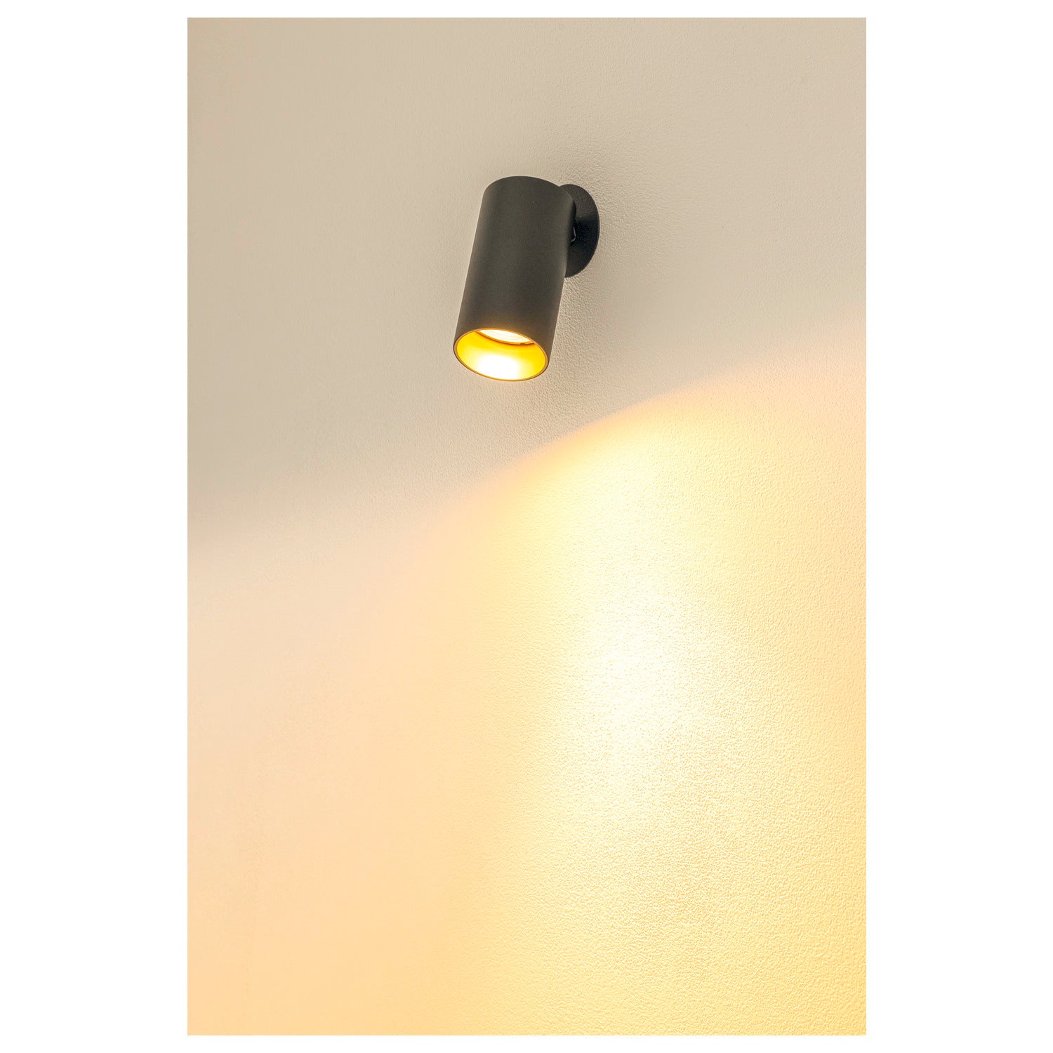 SLV KAMI, recessed ceiling light, 1x max. 10 W, GU10, black/gold 1007741