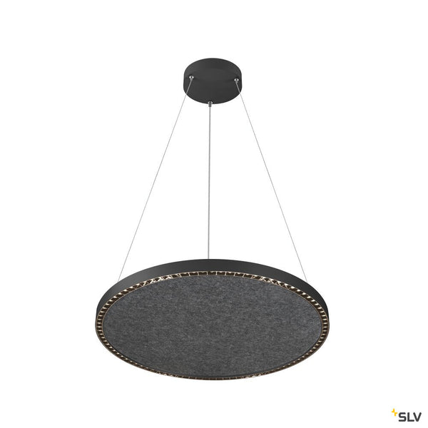 SLV ONE CUBE, pendant light, 300cm, 4000K, DALI 2, Touch, black 1007663