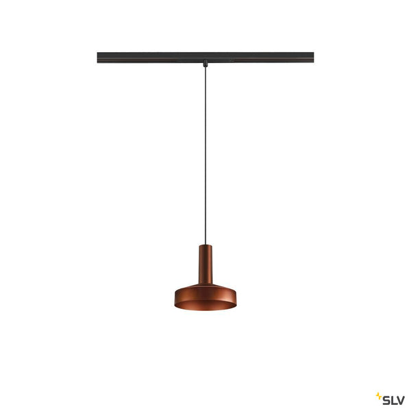 SLV LALU®, pendant light, 48V, Led Base, Mix&Match, 150cm, 8W, 3000K, DALI, bronze 1007747