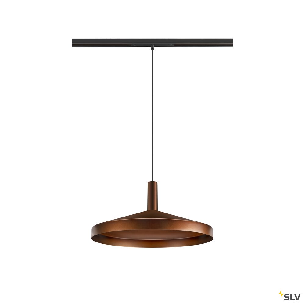 SLV LALU®, pendant light, 48V, Led Base, Mix&Match, 150cm, 8W, 3000K, DALI, bronze 1007747