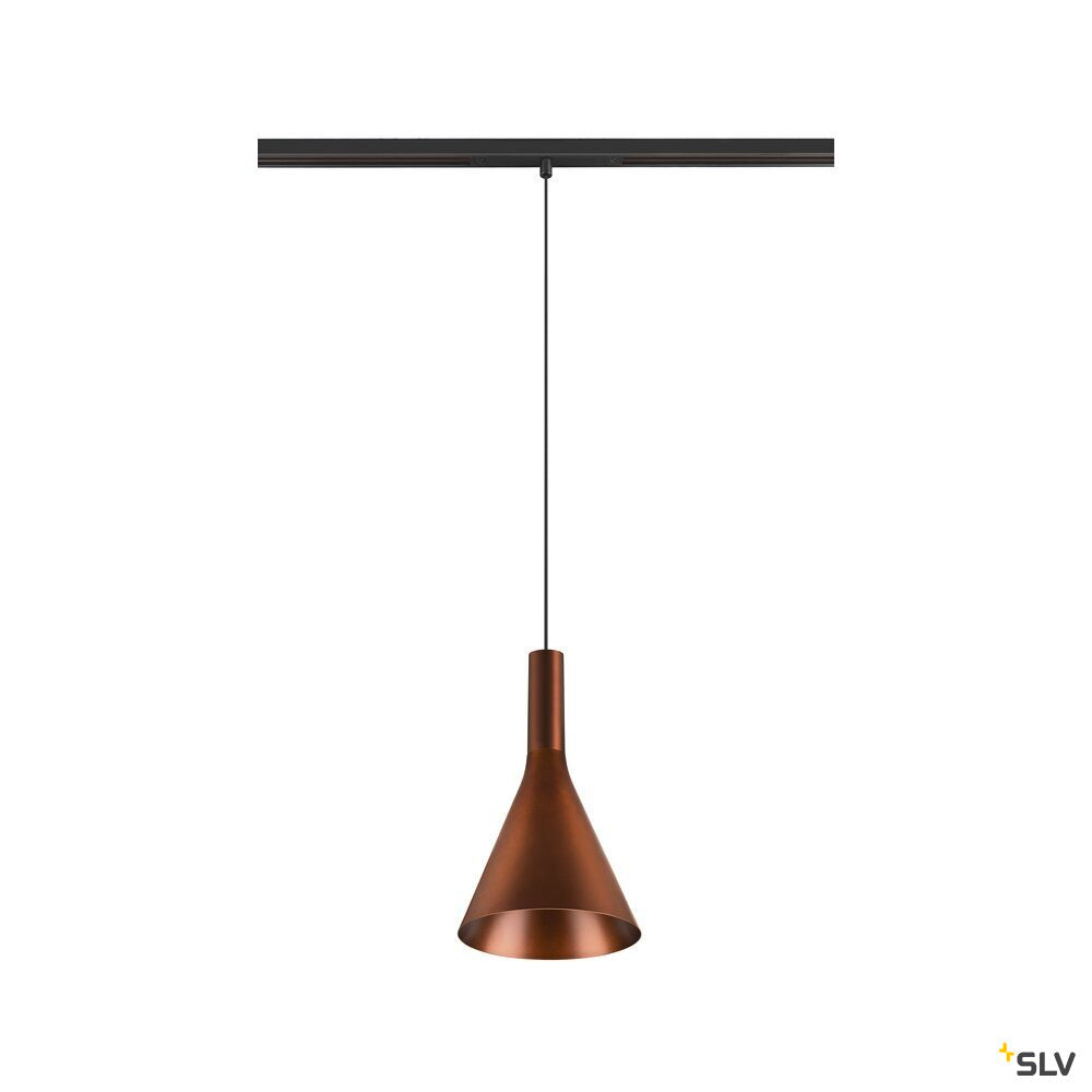 SLV LALU®, pendant light, 48V, Led Base, Mix&Match, 150cm, 8W, 3000K, DALI, bronze 1007747