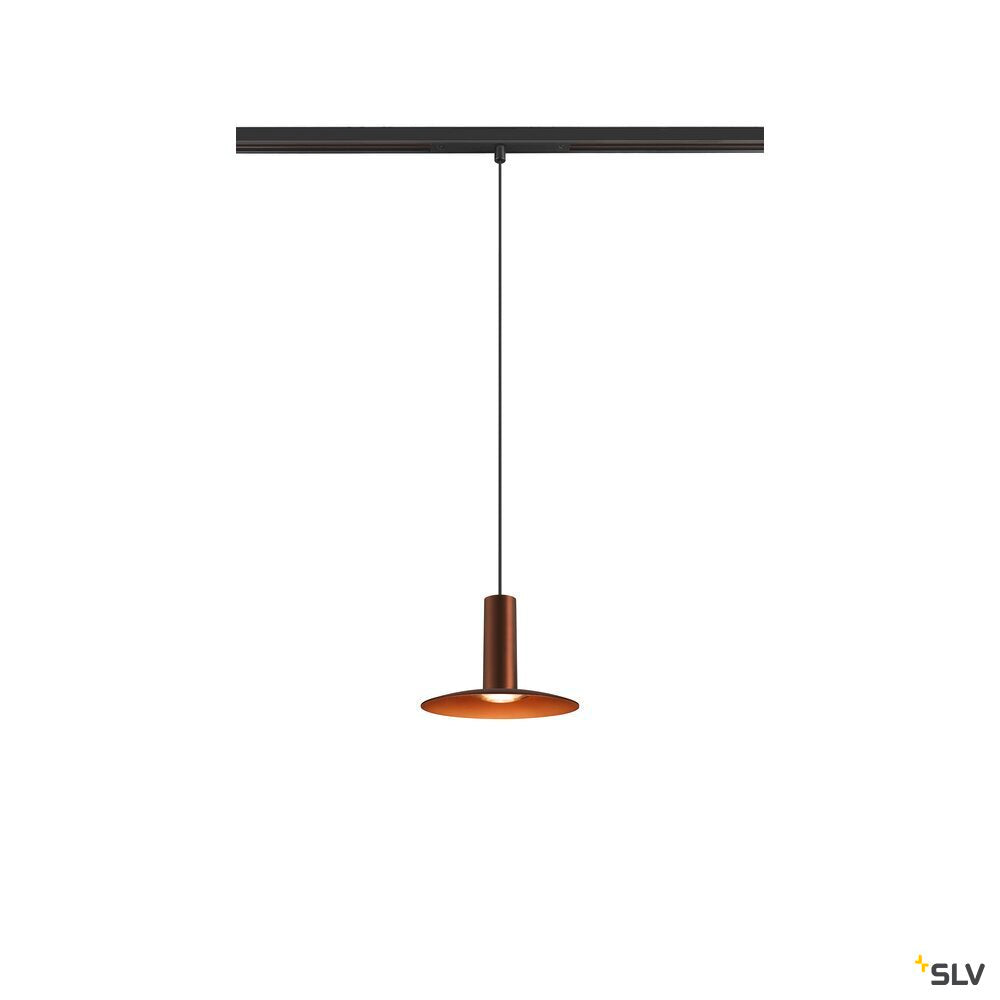 SLV LALU®, pendant light, 48V, Led Base, Mix&Match, 150cm, 8W, 3000K, DALI, bronze 1007747