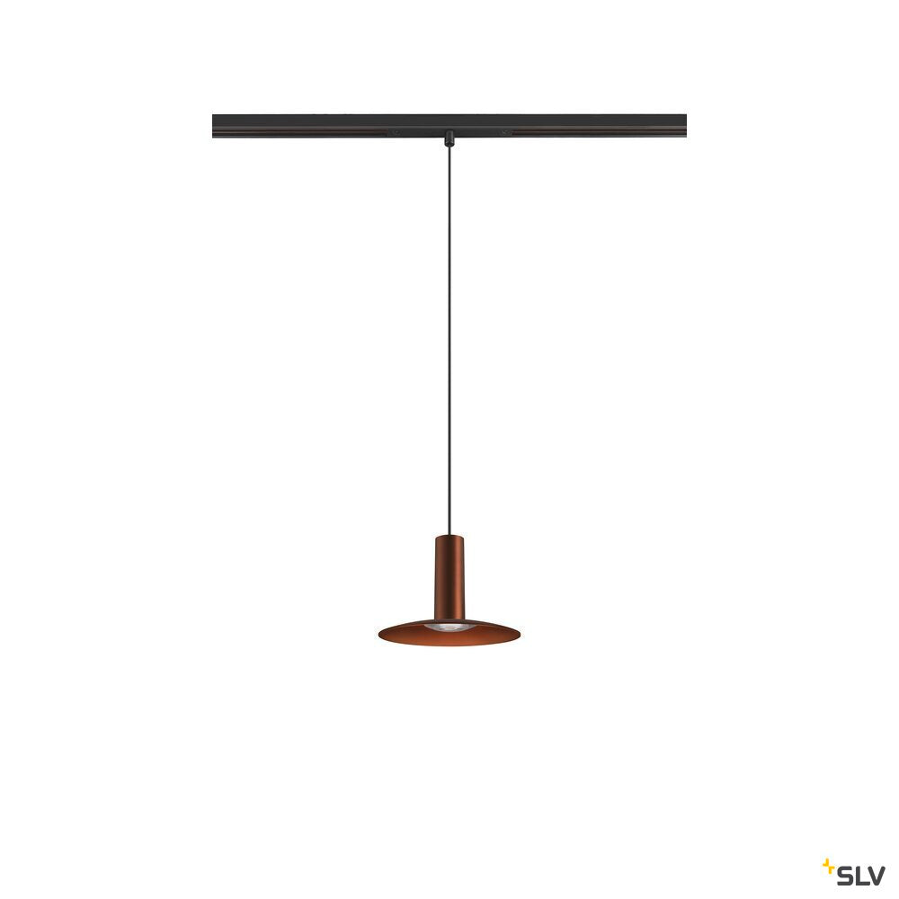 SLV LALU®, pendant light, 48V, Led Base, Mix&Match, 150cm, 8W, 3000K, DALI, bronze 1007747