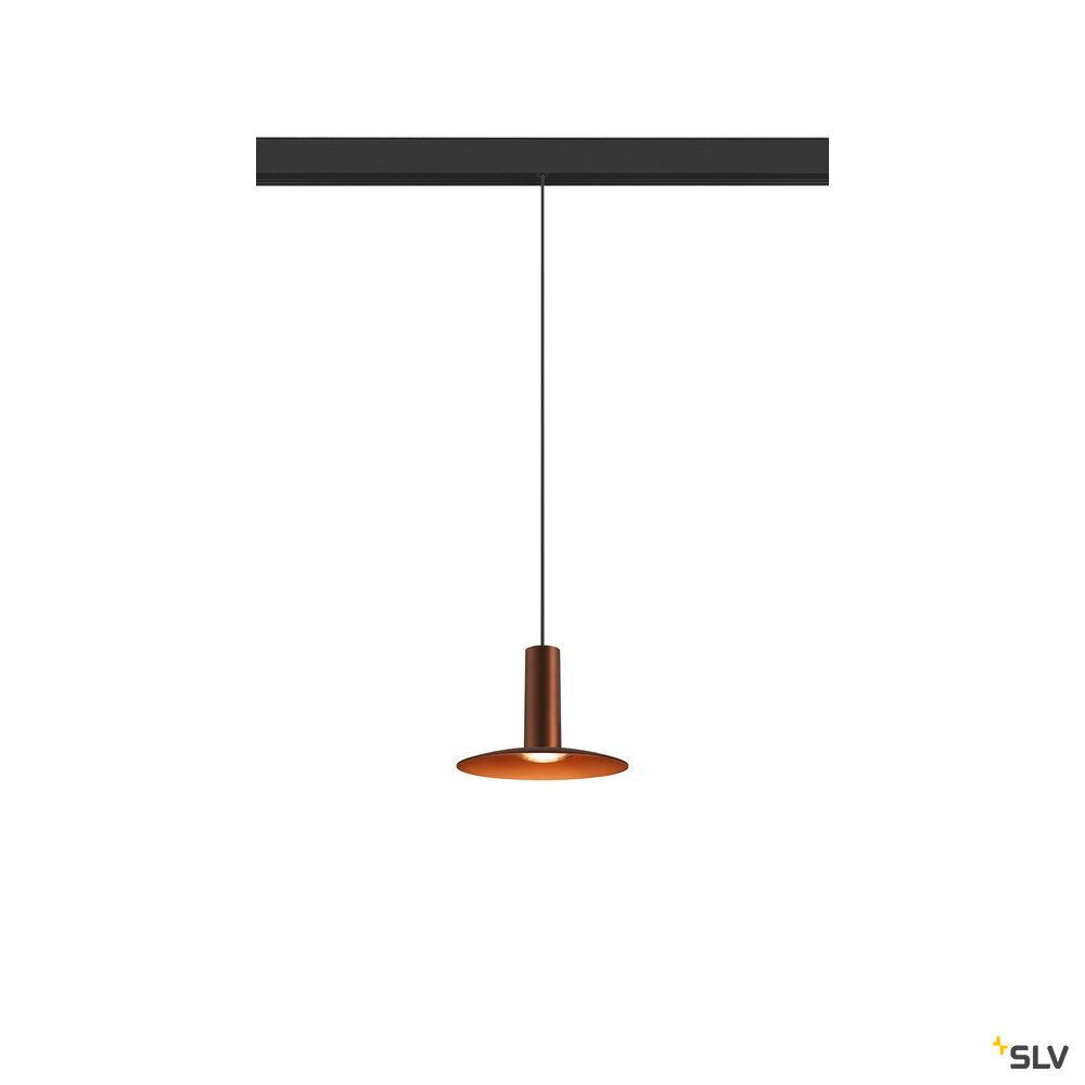 SLV LALU®, pendant light, 48V, Led Base, Mix&Match, 150cm, 8W, 3000K, DALI, bronze 1007747