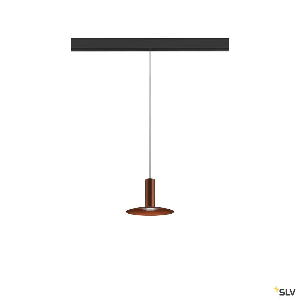 SLV LALU®, pendant light, 48V, Led Base, Mix&Match, 150cm, 8W, 3000K, DALI, bronze 1007747
