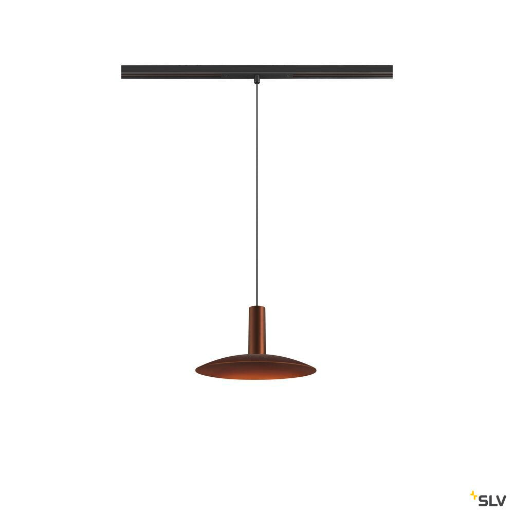 SLV LALU®, pendant light, 48V, Led Base, Mix&Match, 150cm, 8W, 3000K, DALI, bronze 1007747