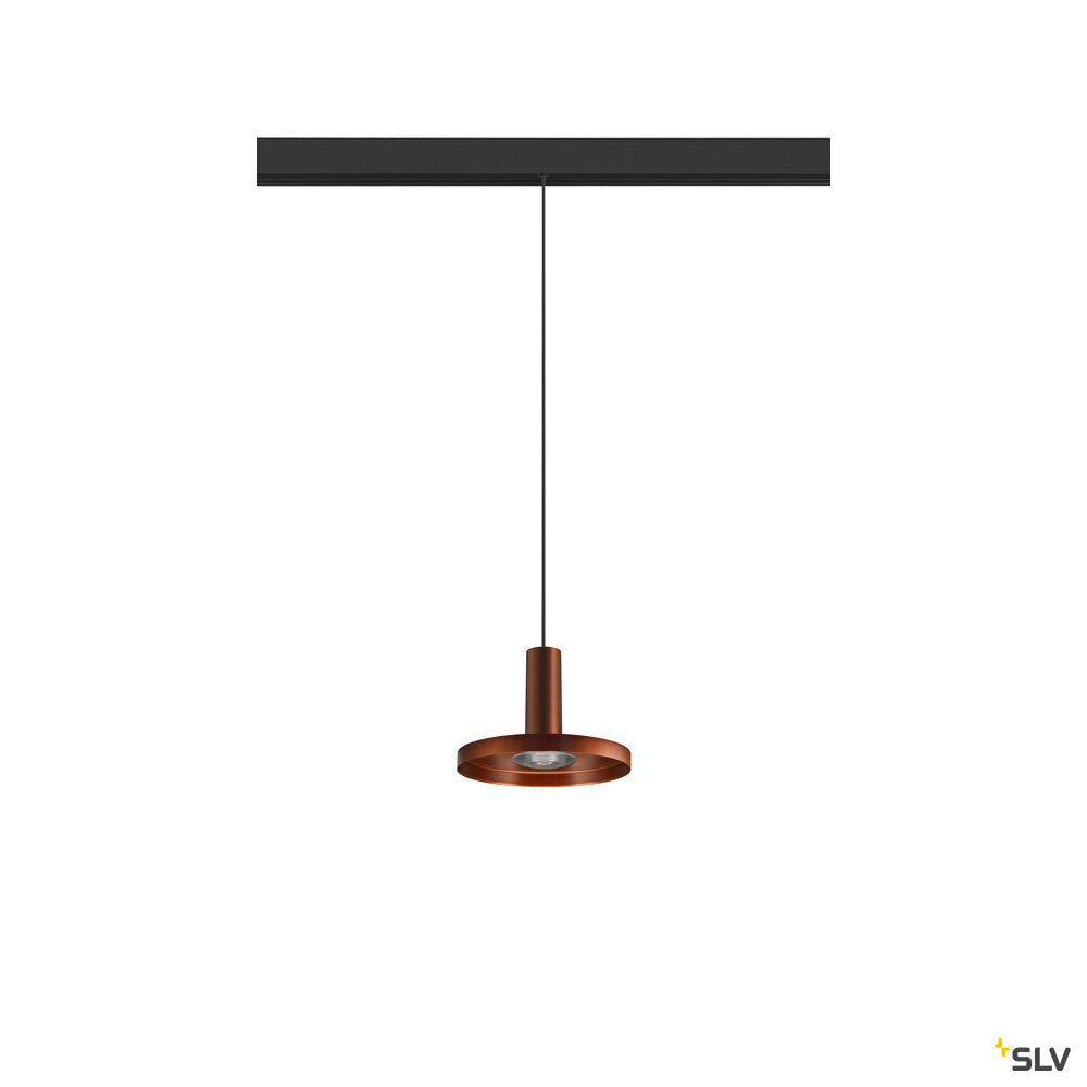 SLV LALU®, pendant light, 48V, Led Base, Mix&Match, 150cm, 8W, 3000K, DALI, bronze 1007747