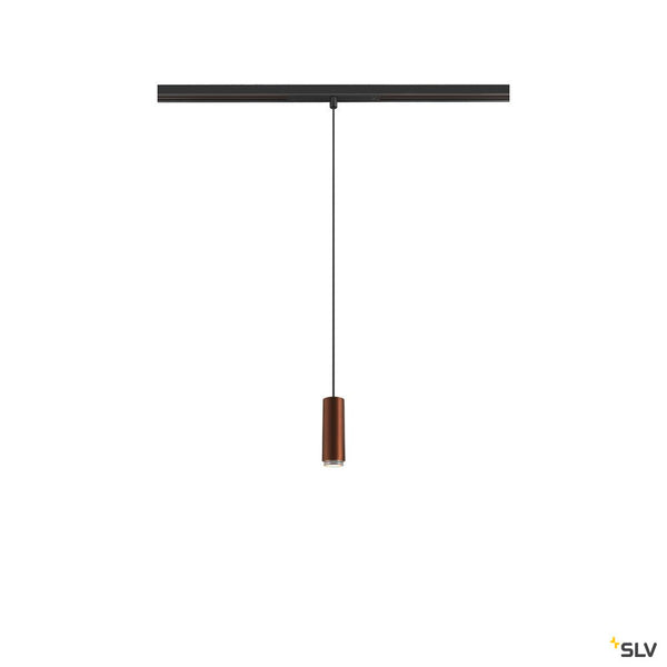 SLV LALU®, pendant light, 48V, Led Base, Mix&Match, 150cm, 8W, 3000K, DALI, bronze 1007747
