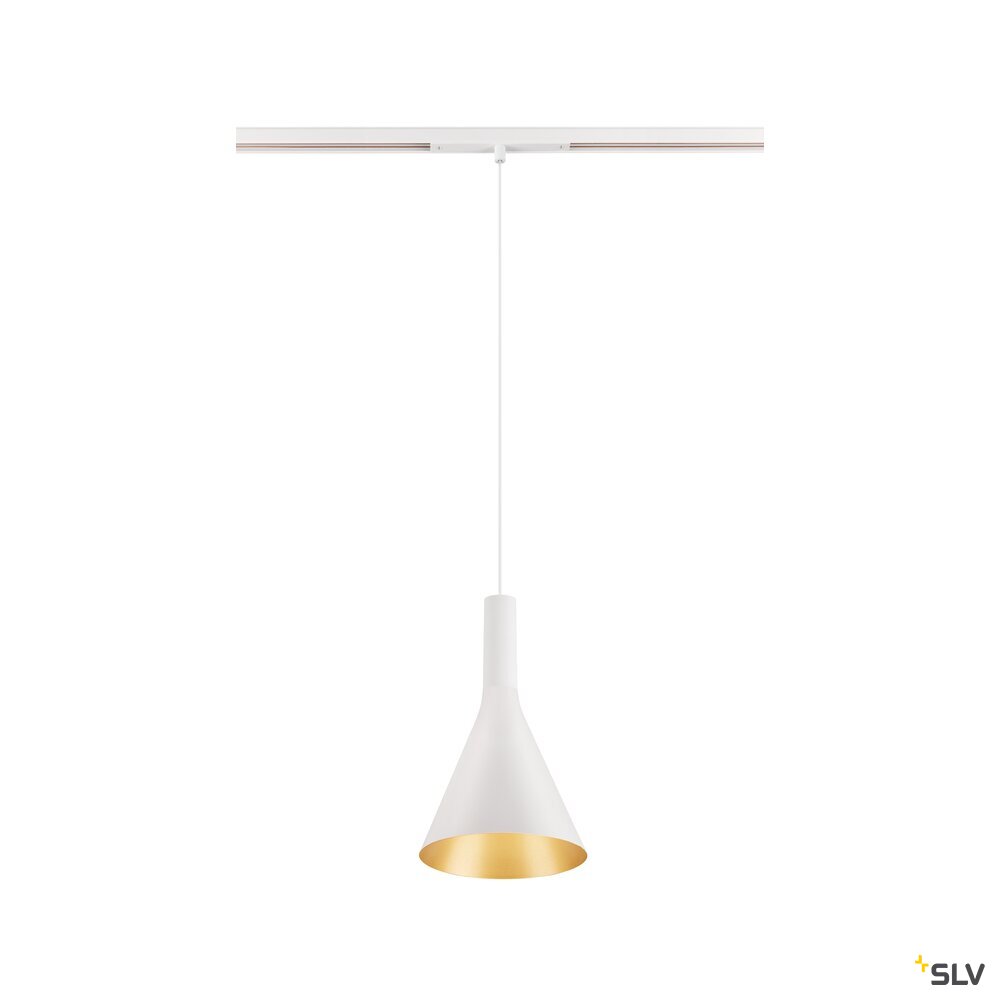 SLV LALU®, pendant light, 48V, Led Base, Mix&Match, 150cm, 8W, 3000K, DALI, white 1007748