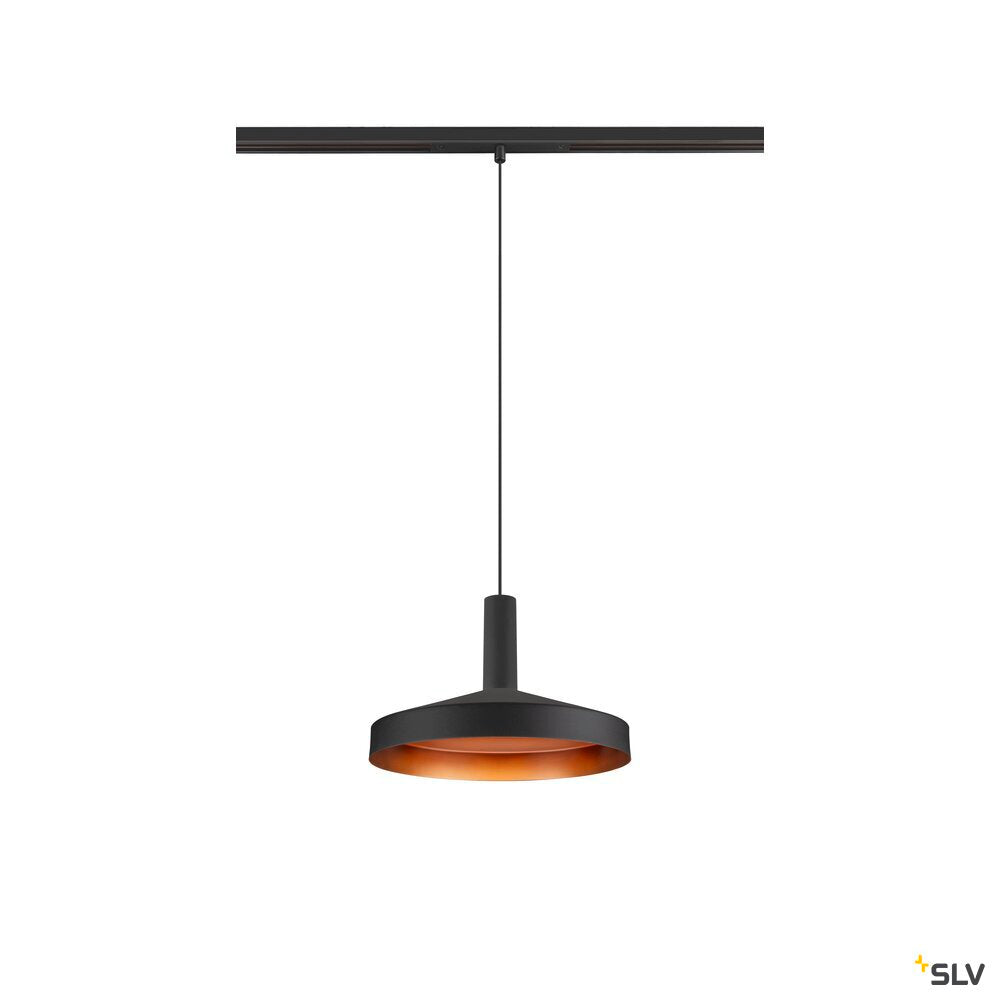 SLV LALU®, pendant light, 48V, Led Base, Mix&Match, 150cm, 8W, 3000K, DALI, black 1007749