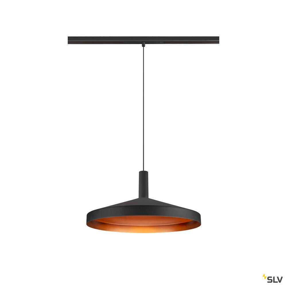 SLV LALU®, pendant light, 48V, Led Base, Mix&Match, 150cm, 8W, 3000K, DALI, black 1007749