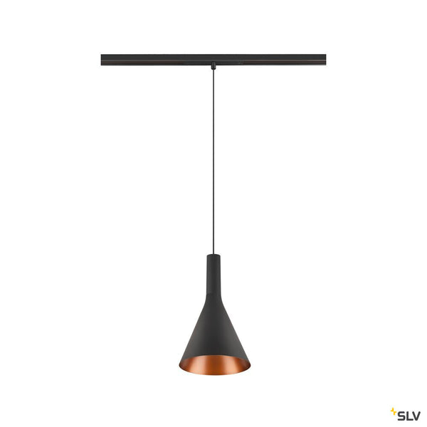 SLV LALU® CONE 15, Lampshade, Mix&Match, H:17 cm, black 1007532