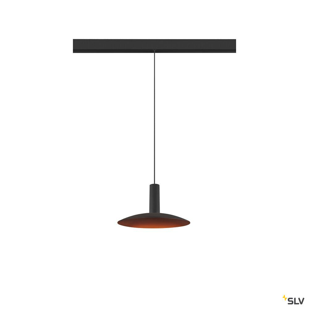 SLV LALU®, pendant light, 48V, Led Base, Mix&Match, 150cm, 8W, 3000K, DALI, black 1007749