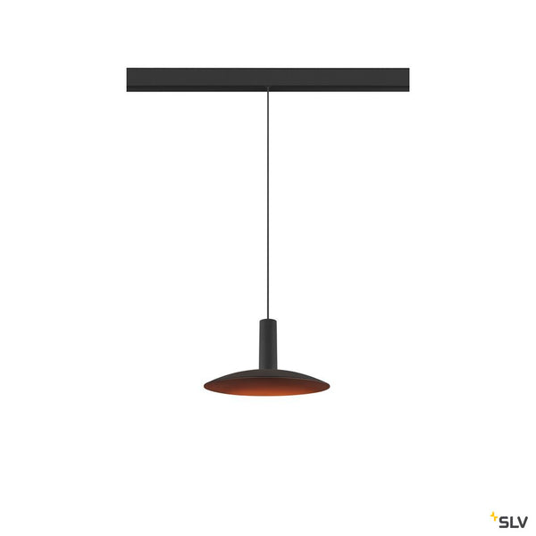 SLV LALU®, pendant light, 48V, Led Base, Mix&Match, 150cm, 8W, 3000K, DALI, black 1007749