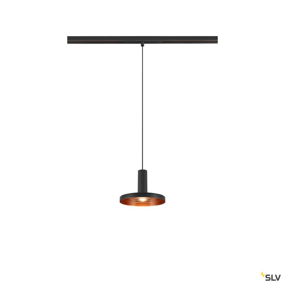SLV LALU®, pendant light, 48V, Led Base, Mix&Match, 150cm, 8W, 3000K, DALI, black 1007749