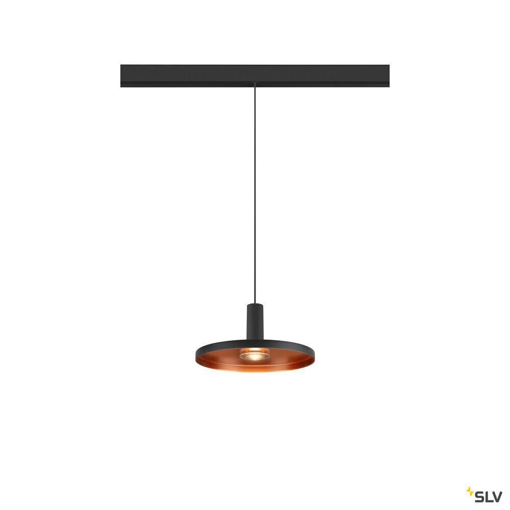 SLV LALU®, pendant light, 48V, Led Base, Mix&Match, 150cm, 8W, 3000K, DALI, black 1007749