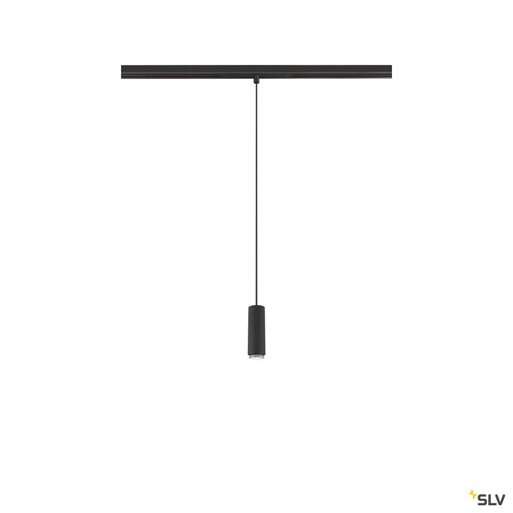 SLV LALU®, pendant light, 48V, Led Base, Mix&Match, 150cm, 8W, 3000K, DALI, black 1007749