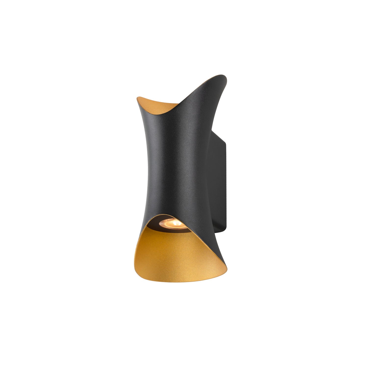 SLV MODELA, wall light, up/down, 2700 K, PHASE, black/gold 1007807
