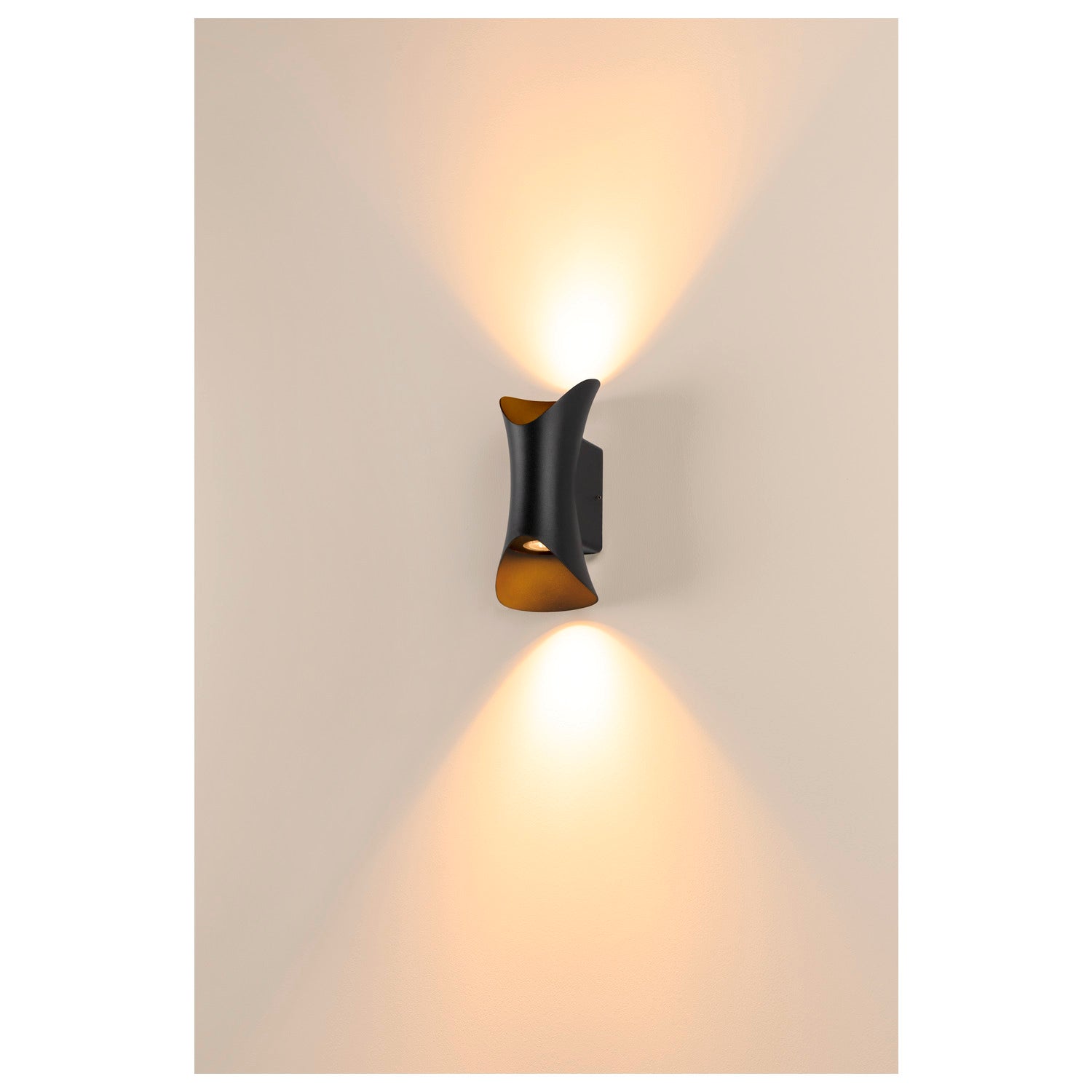 SLV MODELA, wall light, up/down, 2700 K, PHASE, black 1007808