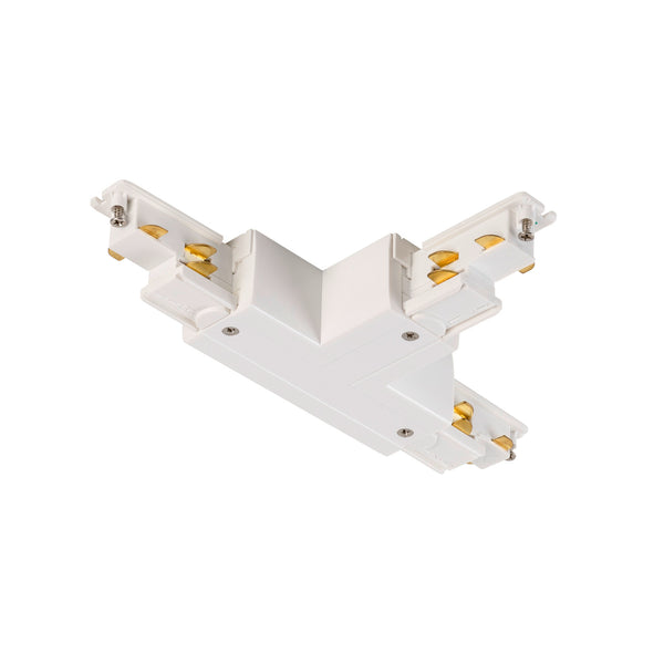 SLV S-TRACK T-connector, adjustable, right, with feed-in option, DALI, PHASE, white 1007821