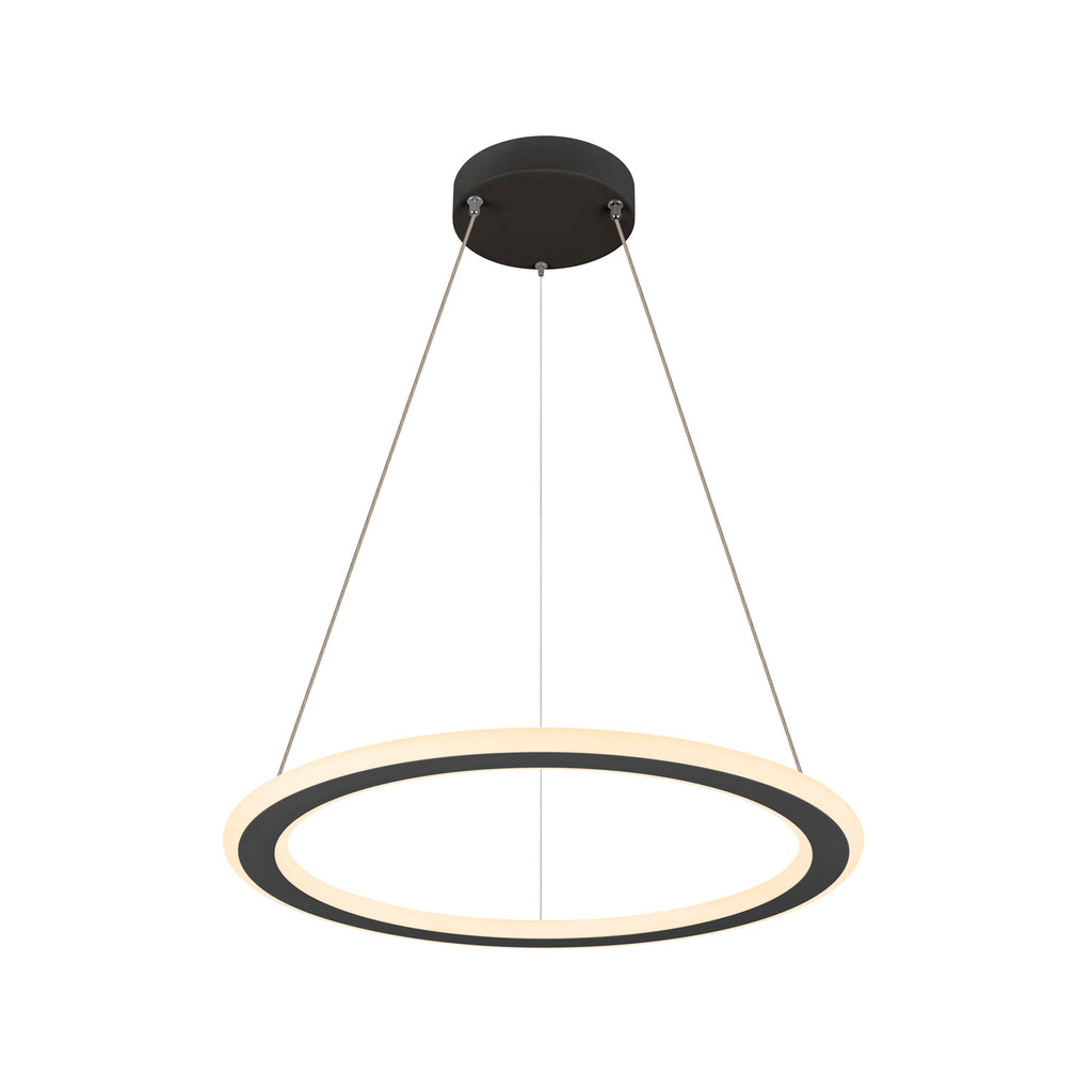 SLV ONE FLAT PD, pendant light, pendant length 180 cm, 2700/3000 K, PHASE, black 1007855