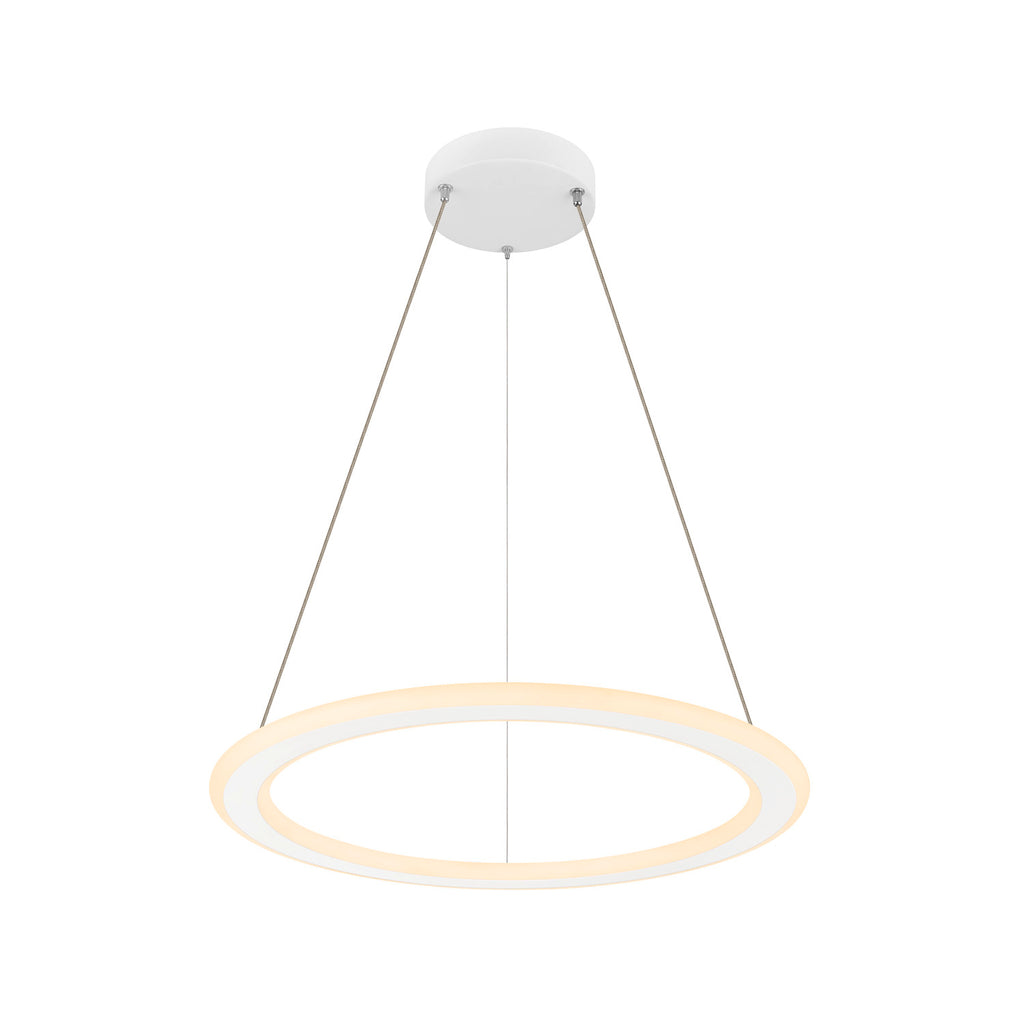 SLV ONE FLAT PD, pendant light, pendant length 180 cm, 2700/3000 K, PHASE, white 1007856