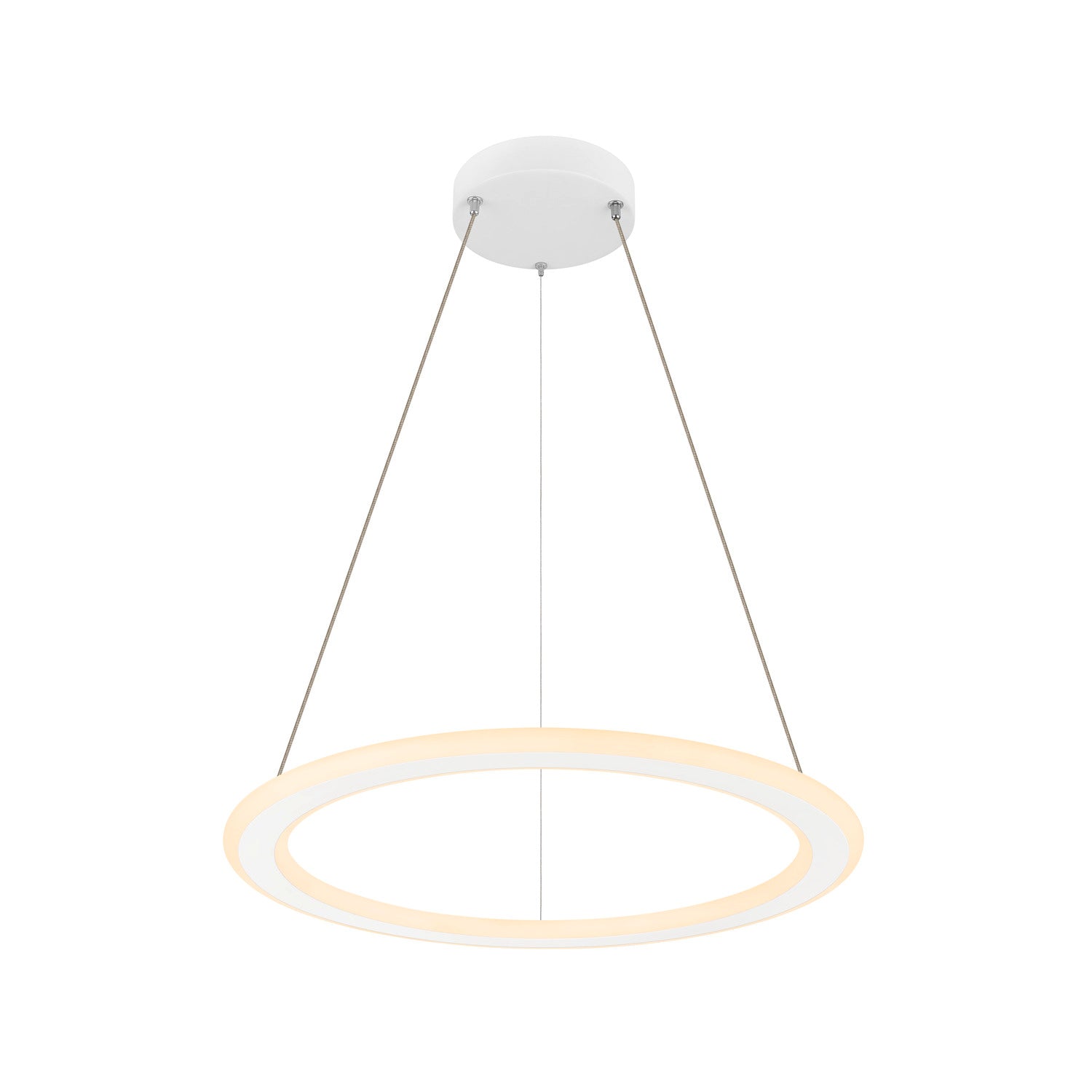 SLV ONE FLAT PD, pendant light, pendant length 180 cm, 2700/3000 K, PHASE, white 1007856