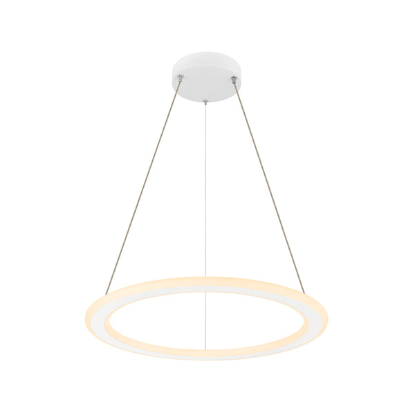 SLV ONE FLAT PD, pendant light, pendant length 180 cm, 2700/3000 K, PHASE, white 1007856