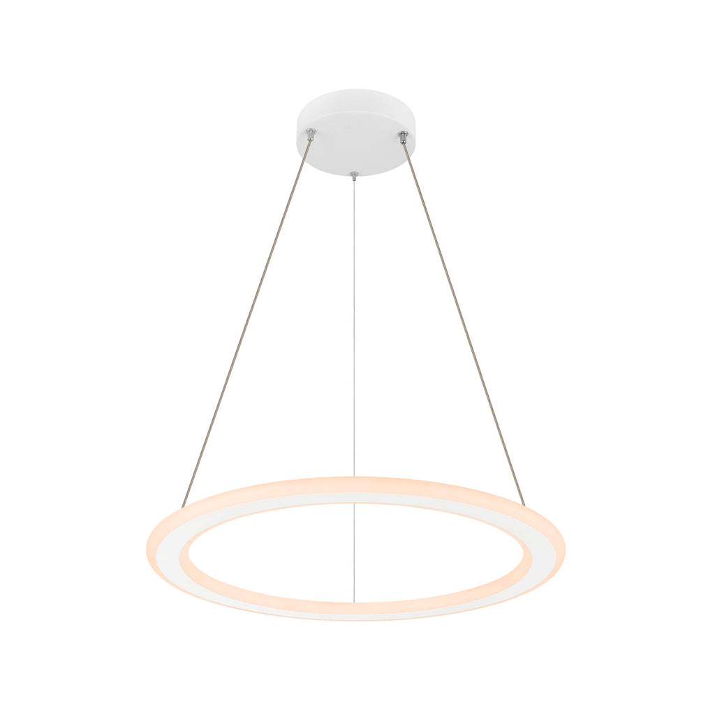 SLV ONE FLAT PD, pendant light, pendant length 180 cm, 2700/3000 K, PHASE, white 1007856