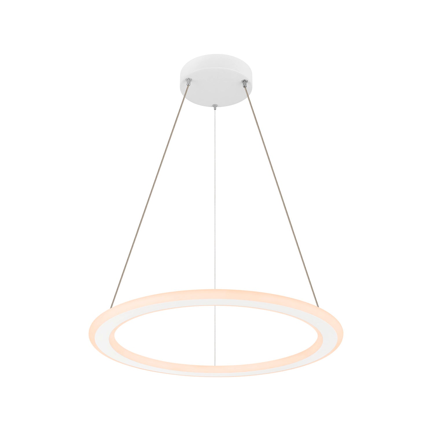 SLV ONE FLAT PD, pendant light, pendant length 180 cm, 2700/3000 K, PHASE, white 1007856