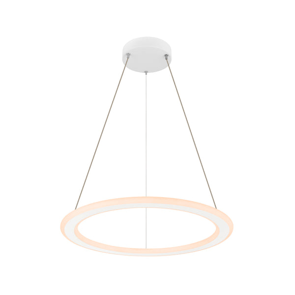 SLV ONE FLAT PD, pendant light, pendant length 180 cm, 2700/3000 K, PHASE, white 1007856