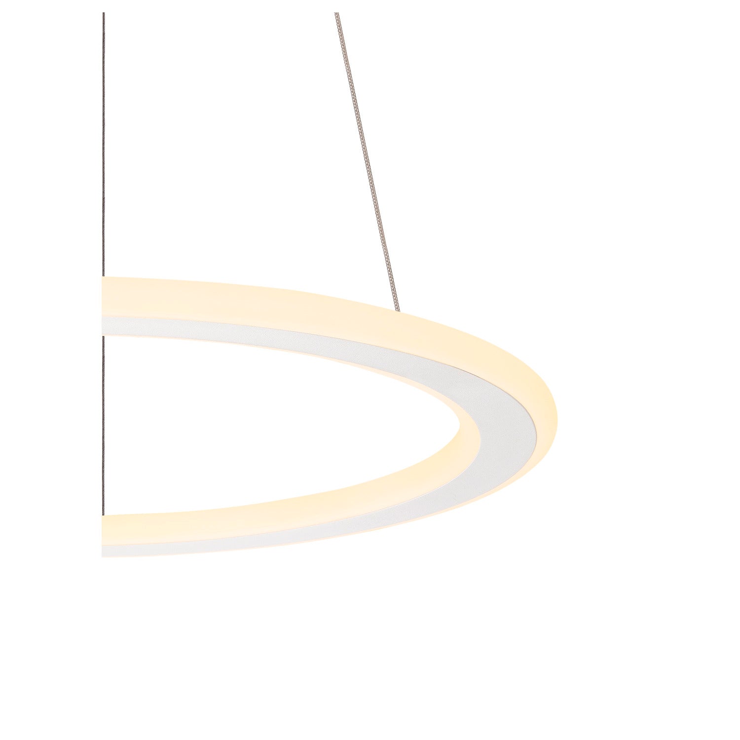 SLV ONE FLAT PD, pendant light, pendant length 180 cm, 2700/3000 K, PHASE, white 1007856