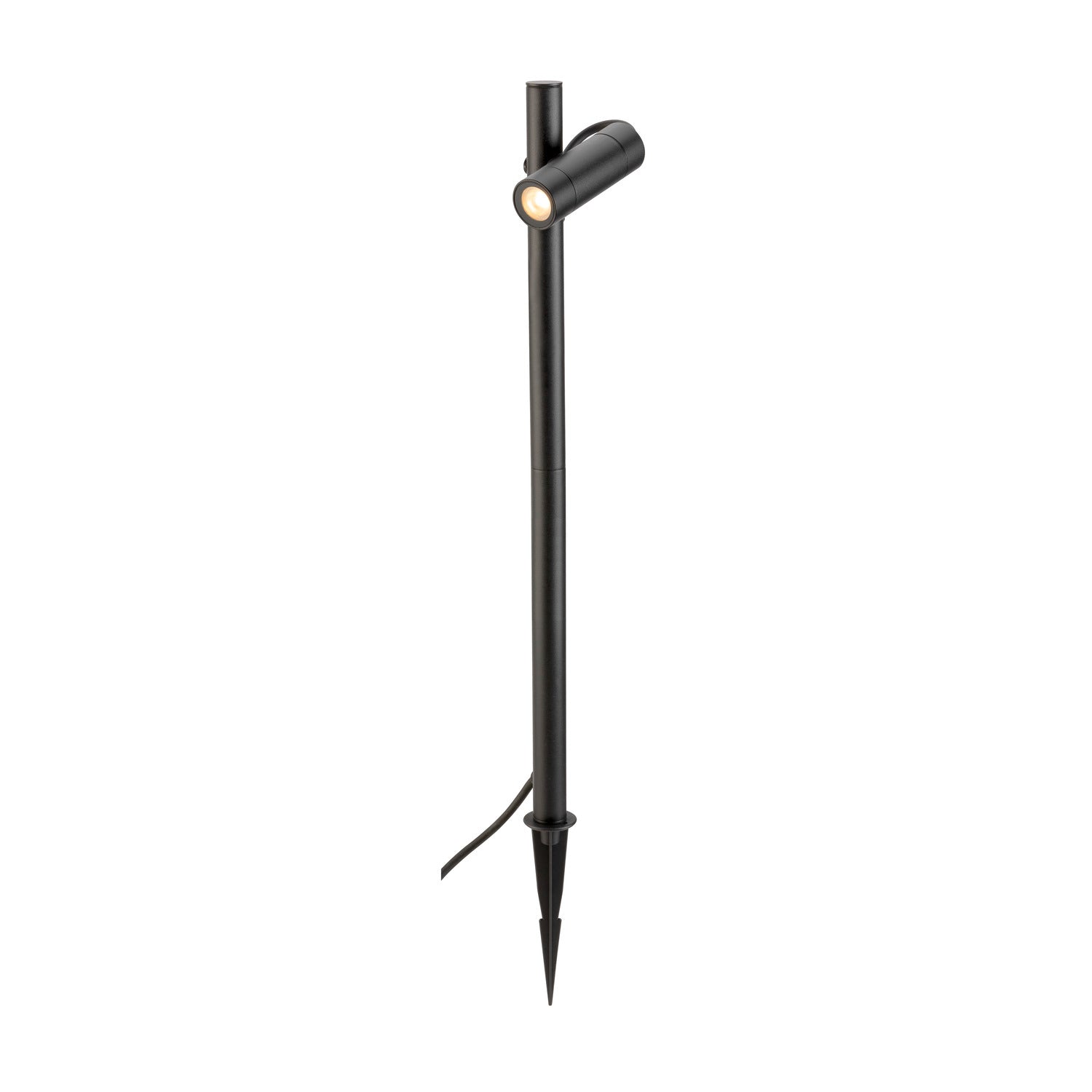SLV HELIA SLIM Pole, single, LED outdoor free-standing light, black IP65 3000 K 1007868