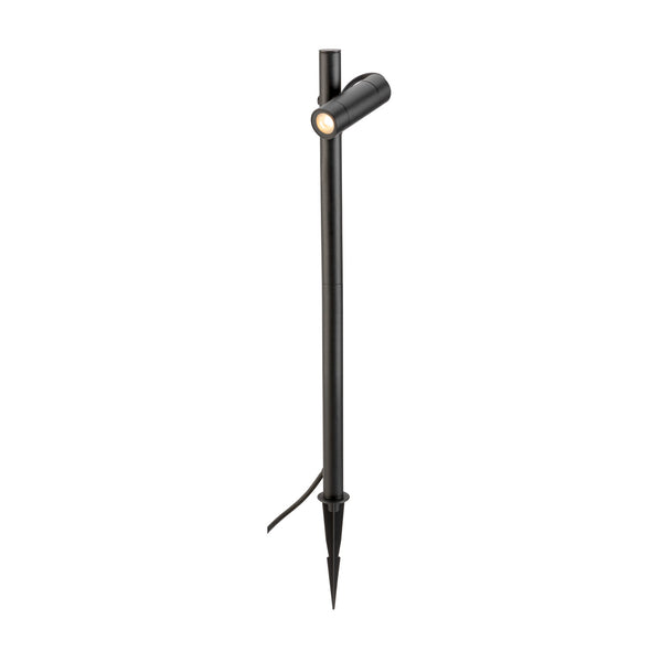 SLV HELIA SLIM Pole, single, LED outdoor free-standing light, black IP65 3000 K 1007868