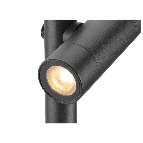 SLV HELIA SLIM Pole, single, LED outdoor free-standing light, black IP65 3000 K 1007868