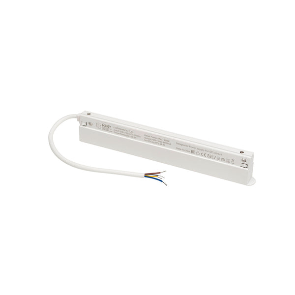 SLV 48V SYSTEM, Intrack LED driver, 48VDC, 250 W, incl. 30 cm connection cable for 220-240VAC and DALI through-wiring, black 1007873
