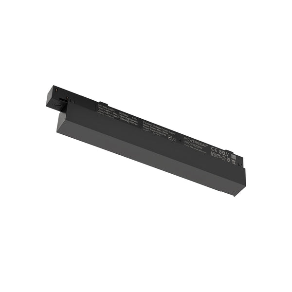 SLV 48V SYSTEM, Intrack LED driver, 48VDC, 200 W, On/Off, terminal for 220-240V cable, cable storage room, black 1007874