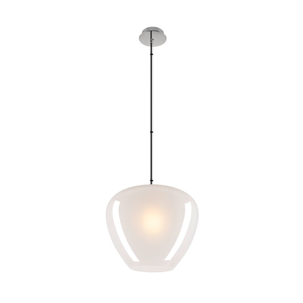 SLV PANTILO CONVEX 40, pendant light, 150 cm, E27, max. 40 W, white 1007878
