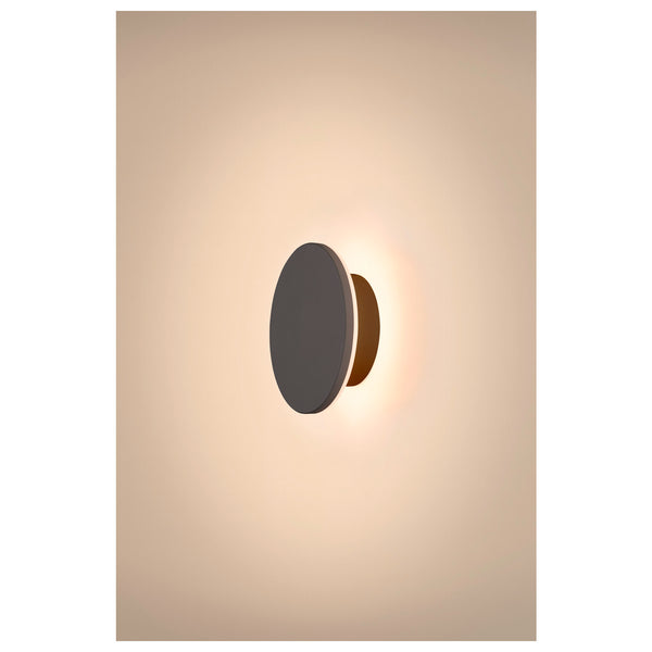 SLV D-RING S, wall light, PHASE, 2700/3000 K, PHASE, IP65, black 1007911