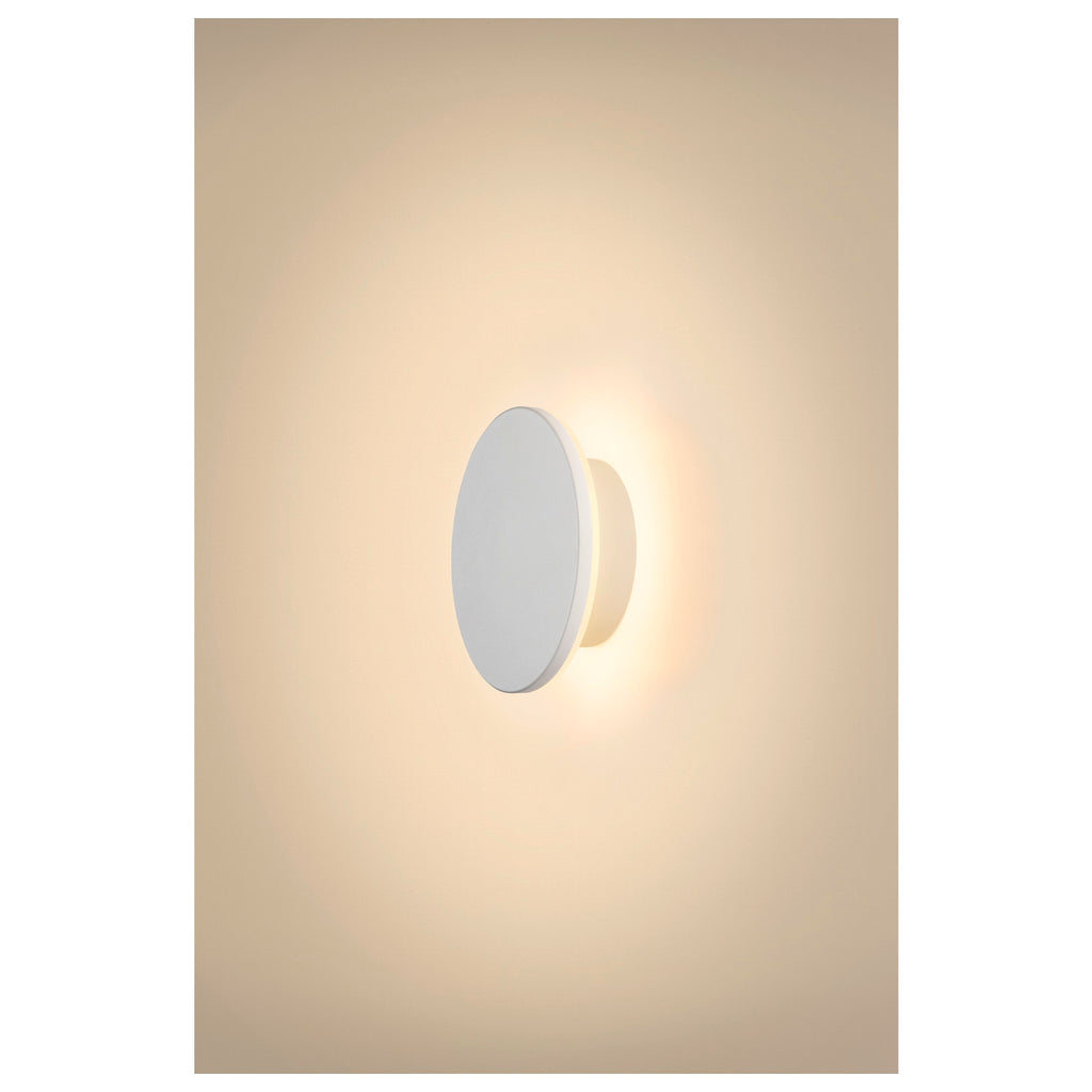 SLV D-RING S, wall light, PHASE, 2700/3000 K, PHASE, IP65, white 1007912