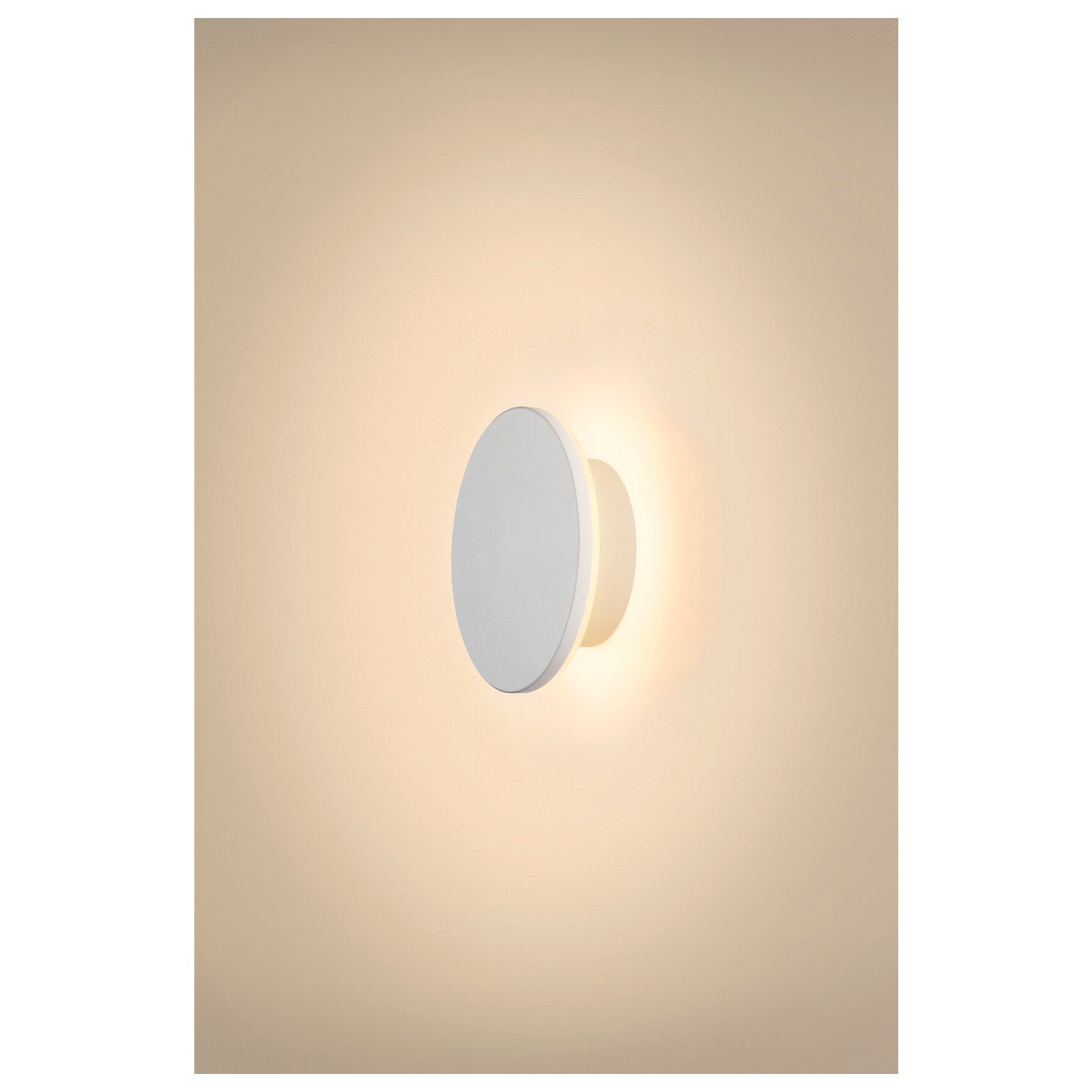 SLV D-RING S, wall light, PHASE, 2700/3000 K, PHASE, IP65, white 1007912