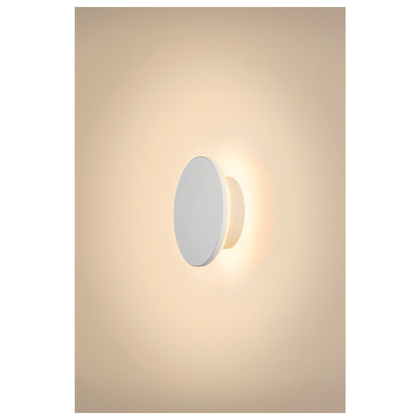 SLV D-RING S, wall light, PHASE, 2700/3000 K, PHASE, IP65, white 1007912