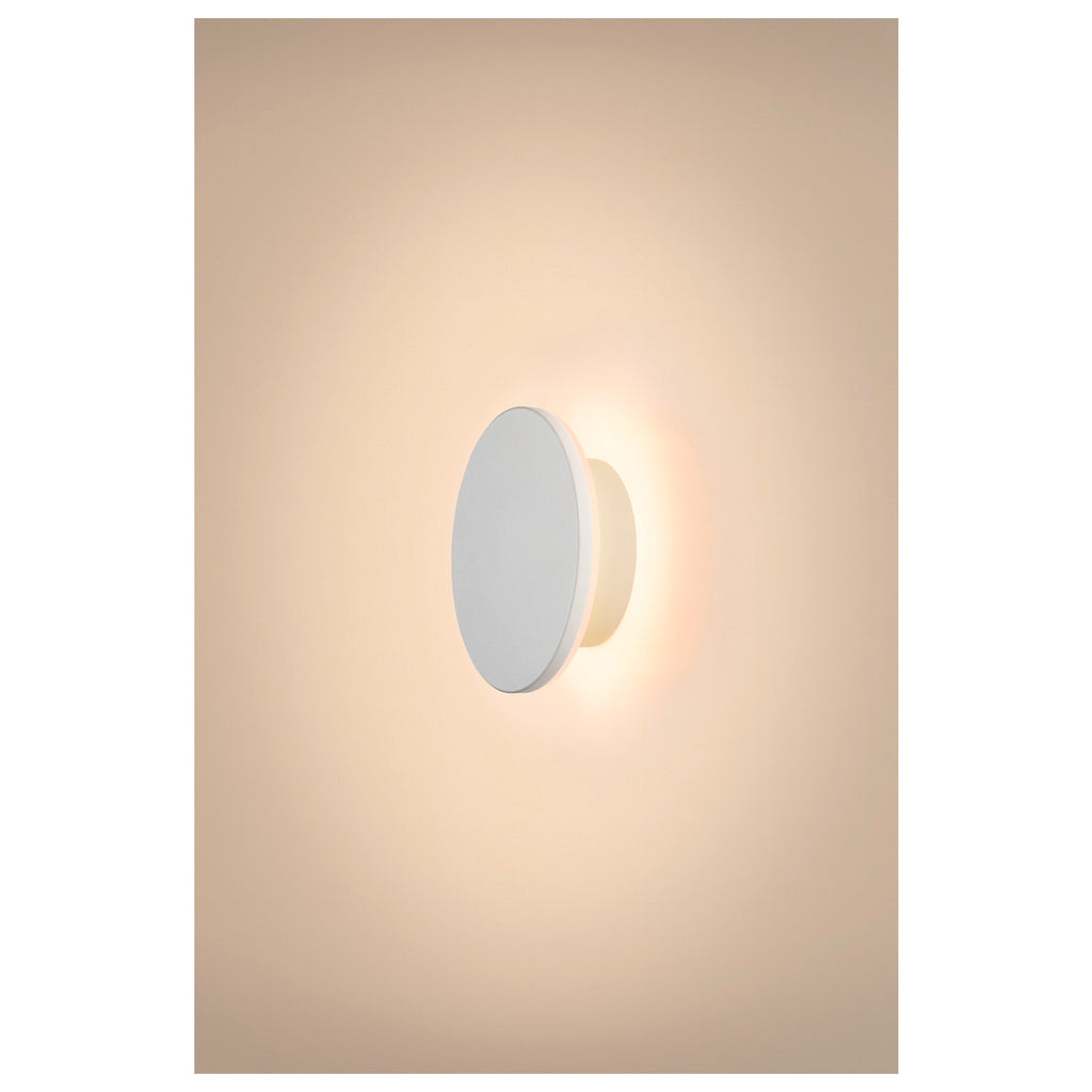 SLV D-RING S, wall light, PHASE, 2700/3000 K, PHASE, IP65, white 1007912