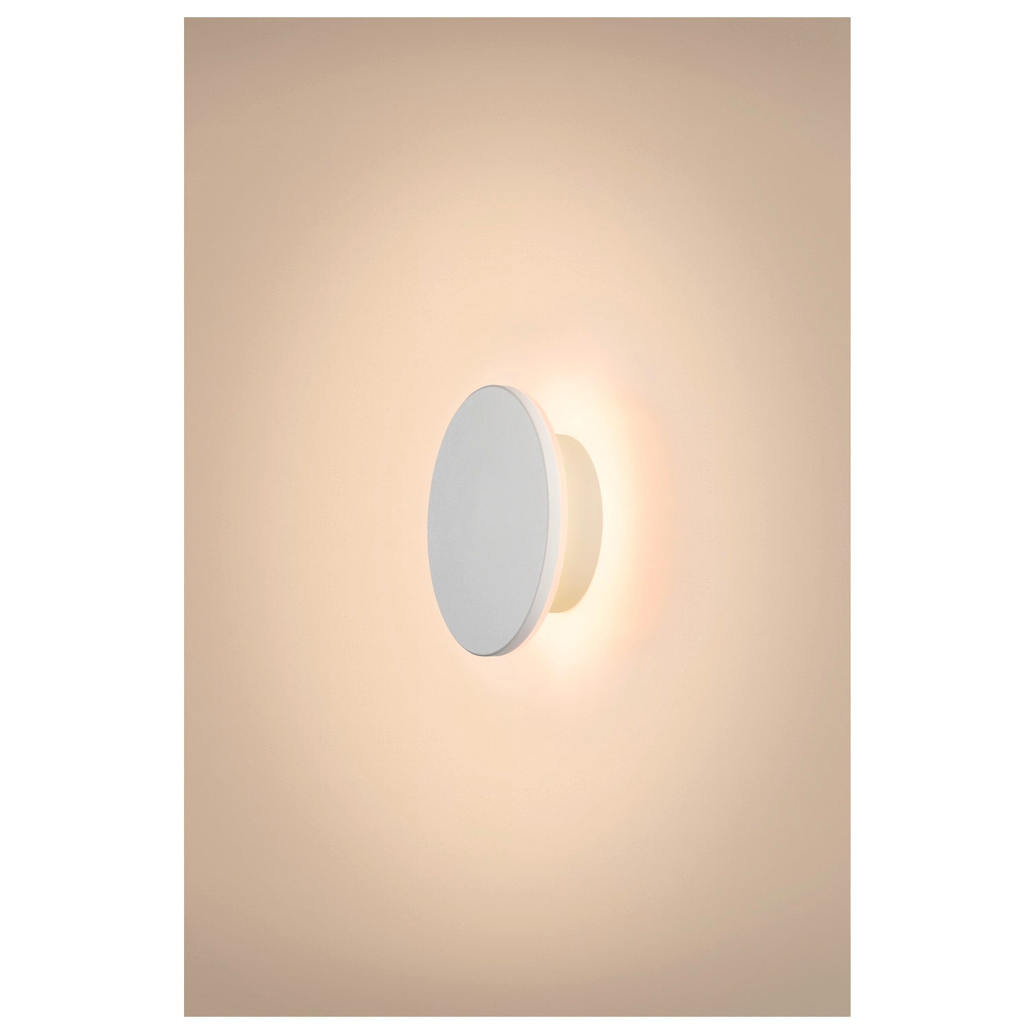 SLV D-RING S, wall light, PHASE, 2700/3000 K, PHASE, IP65, white 1007912