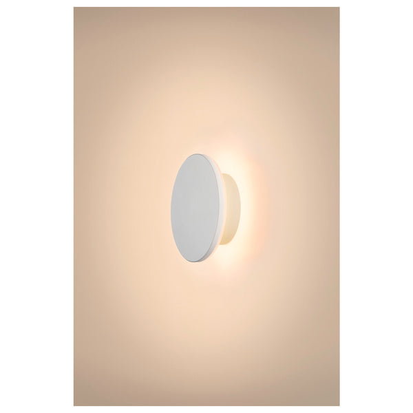 SLV D-RING S, wall light, PHASE, 2700/3000 K, PHASE, IP65, white 1007912